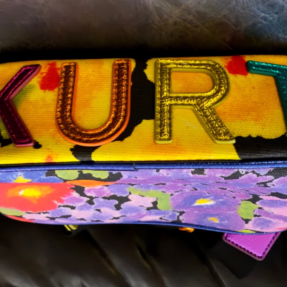 Kurt Geiger NWT Southbank Floral Contrast Camera Bag with Original Dust Bag